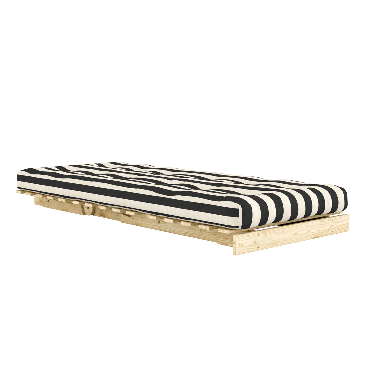 ROOTS RAW 90 X 200 W. ROOTS MATTRESS BLACK-WHITE