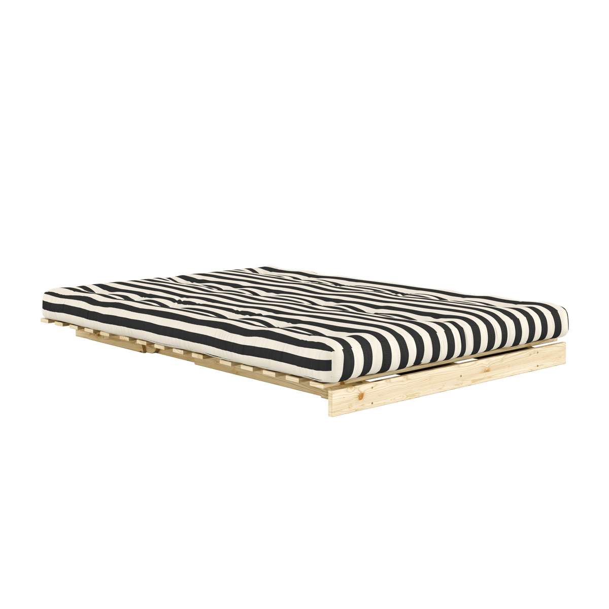 ROOTS RAW 140 X 200 W. ROOTS MATTRESS BLACK-WHITE