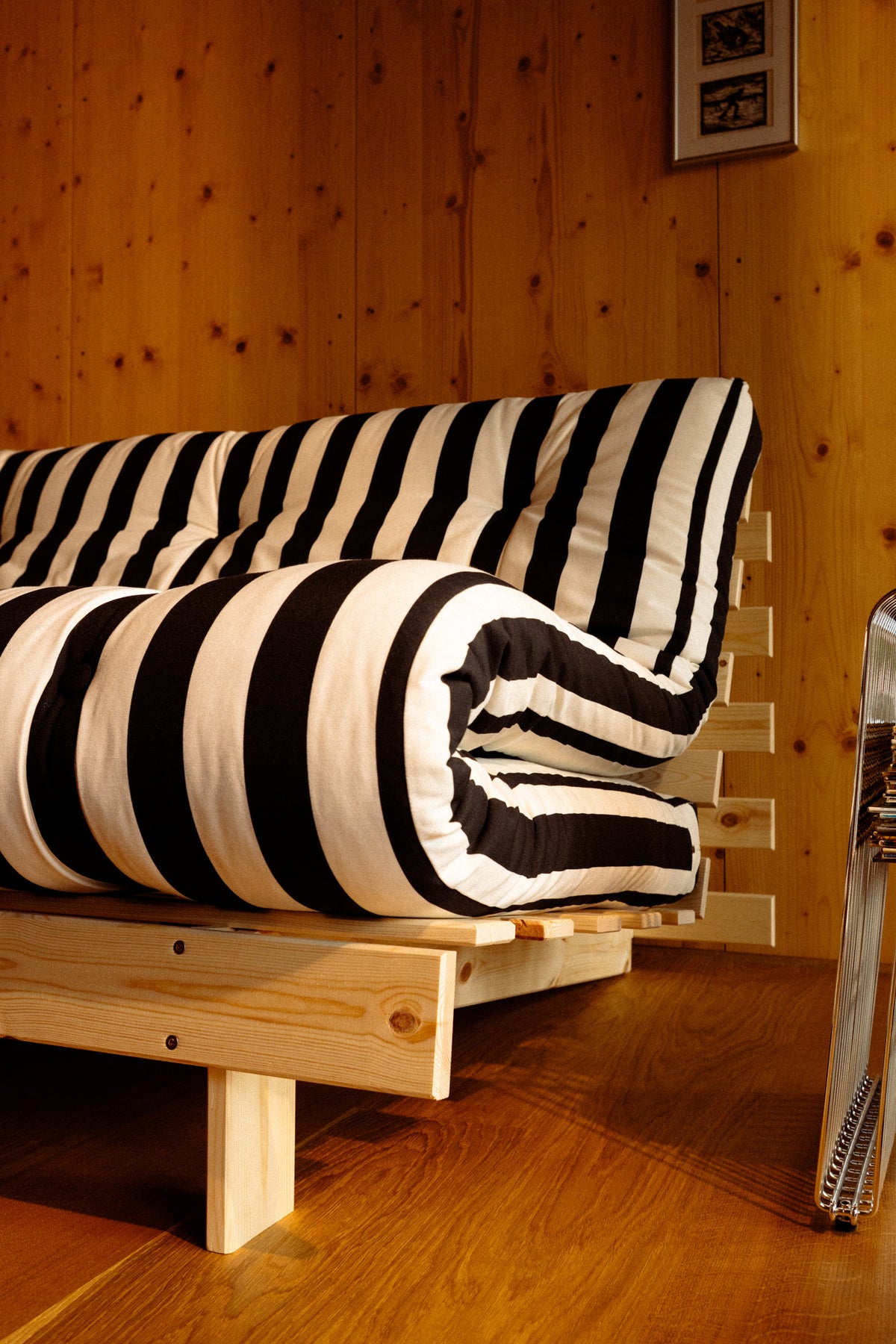 ROOTS RAW 160 X 200 W. ROOTS MATTRESS BLACK-WHITE