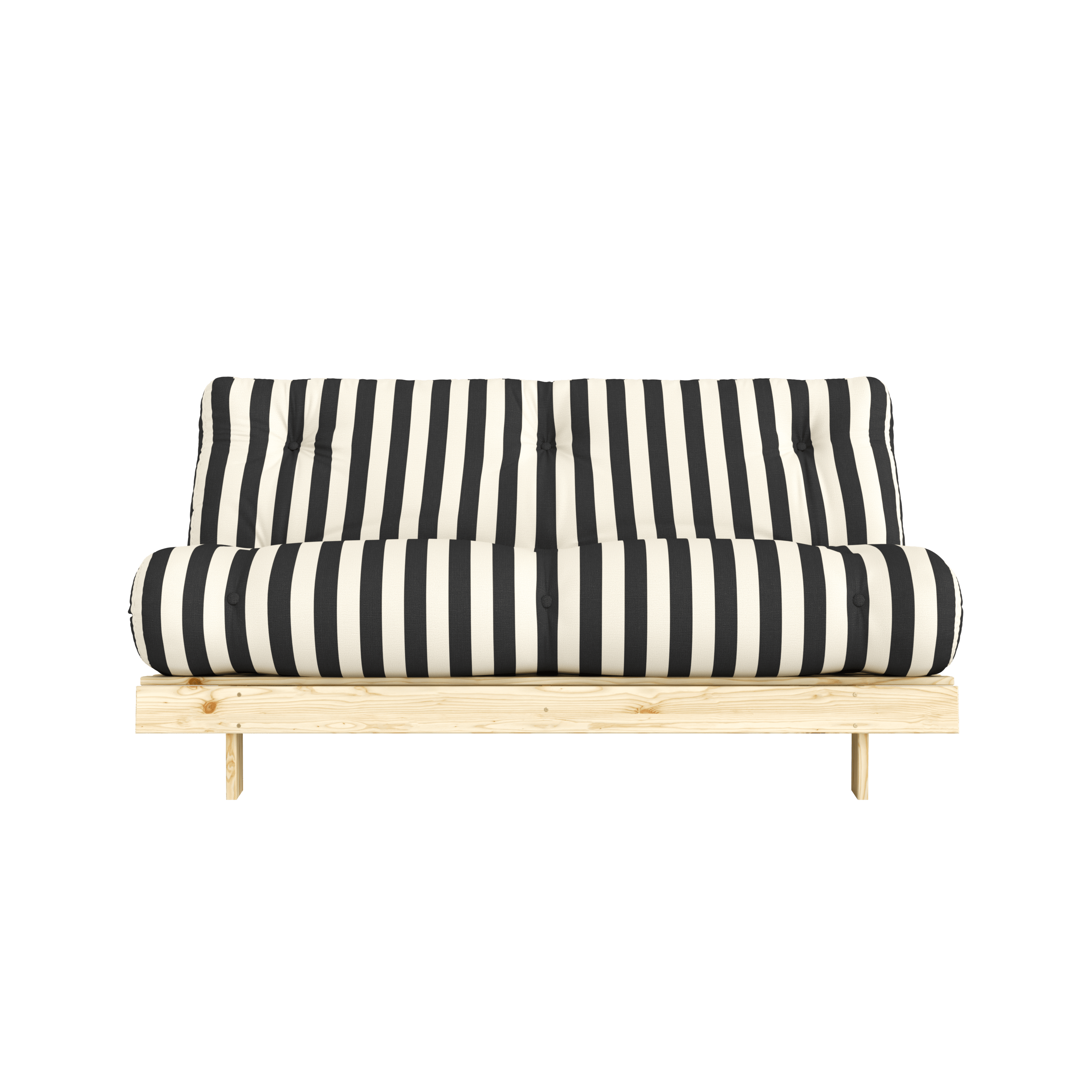 ROOTS RAW 160 X 200 W. ROOTS MATTRESS BLACK-WHITE