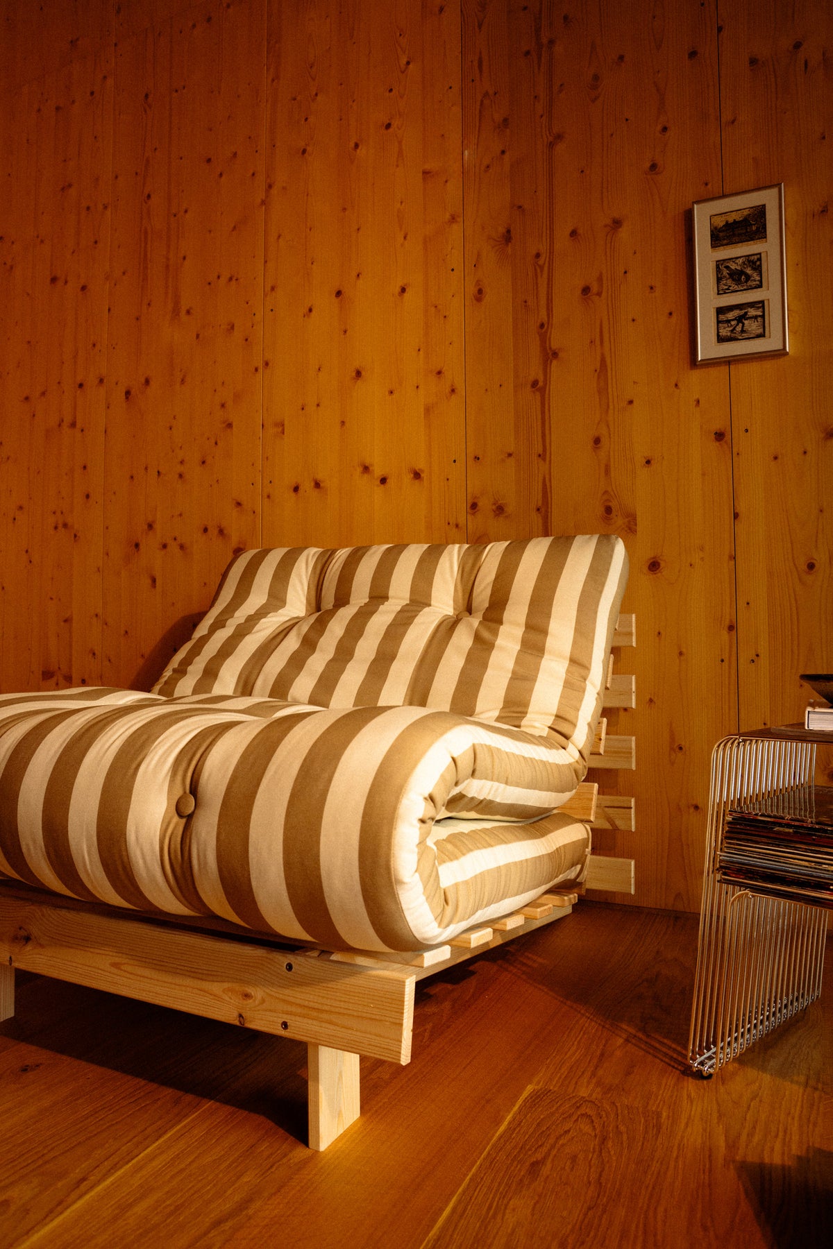 ROOTS RAW 160 X 200 W. ROOTS MATTRESS CREAM-SAND