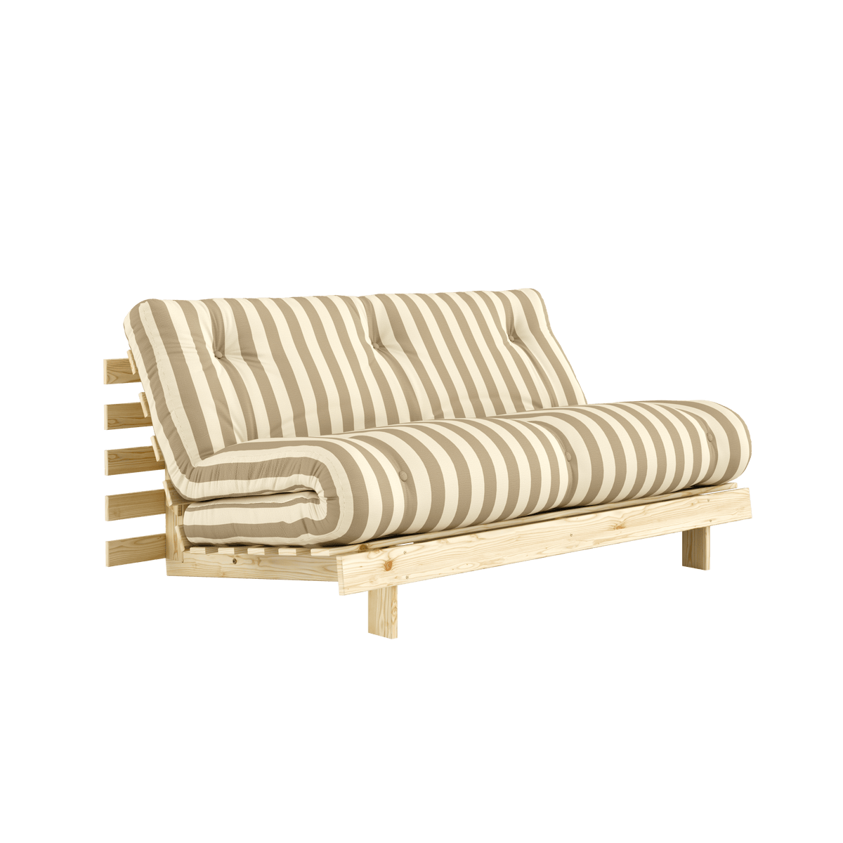 ROOTS RAW 160 X 200 W. ROOTS MATTRESS CREAM-SAND