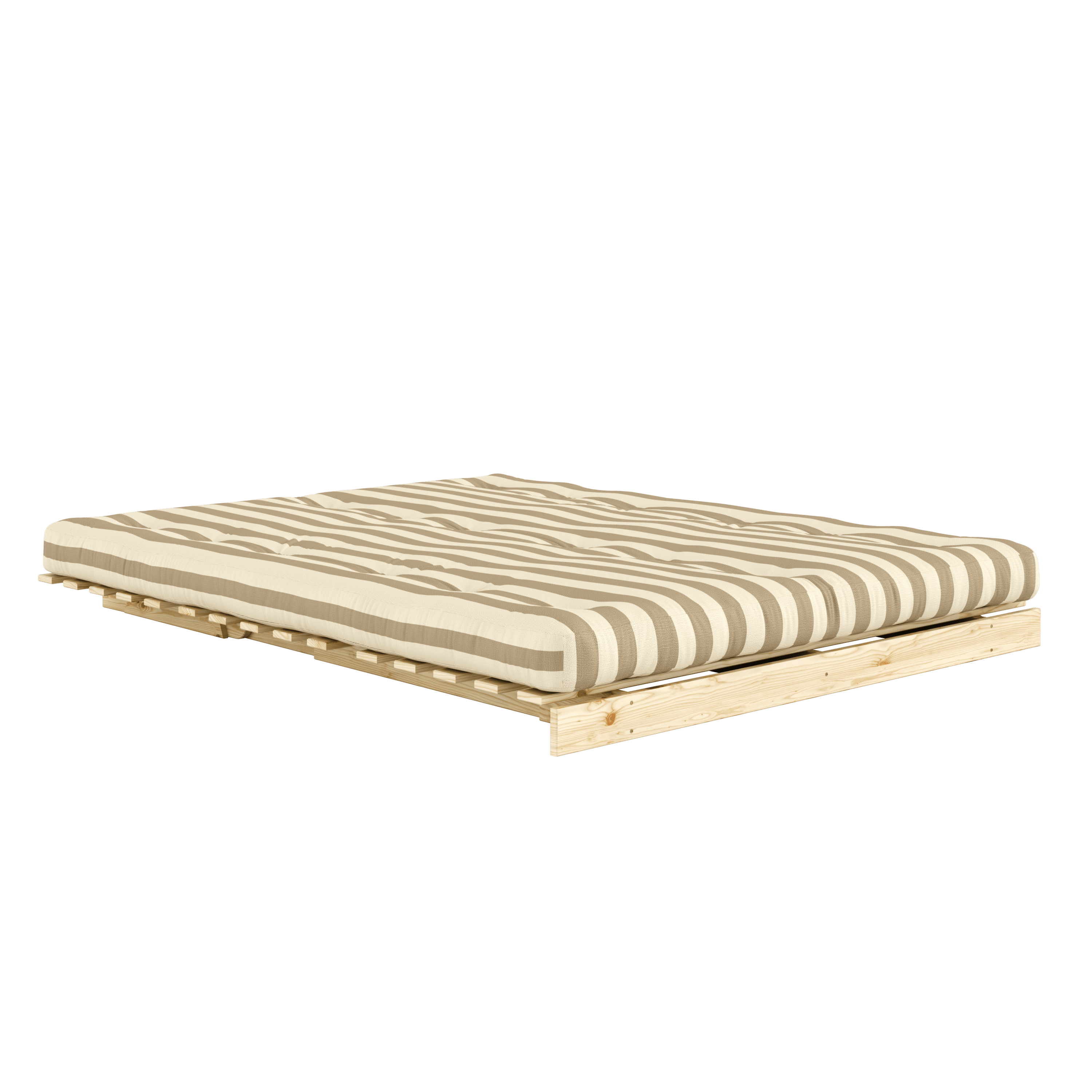 ROOTS RAW 160 X 200 W. ROOTS MATTRESS CREAM-SAND