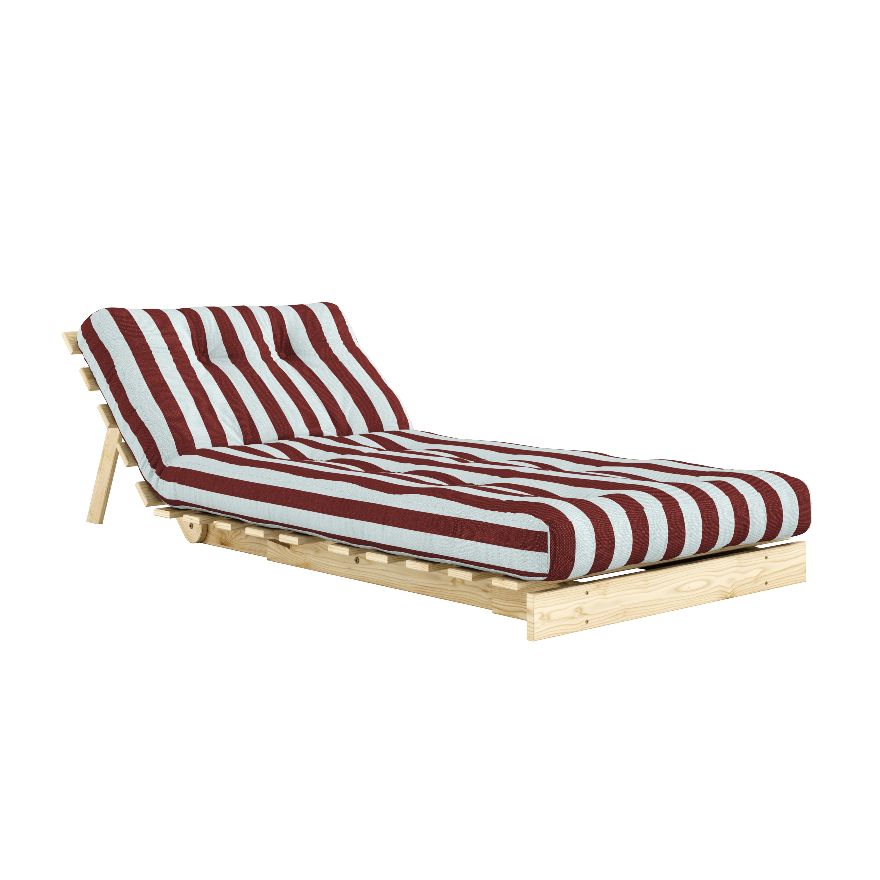 ROOTS RAW 90 X 200 W. ROOTS MATTRESS BURGUNDY-LIGHT BLUE