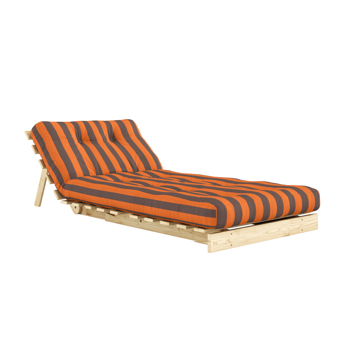 ROOTS RAW 90 X 200 W. ROOTS MATTRESS ORANGE-BROWN