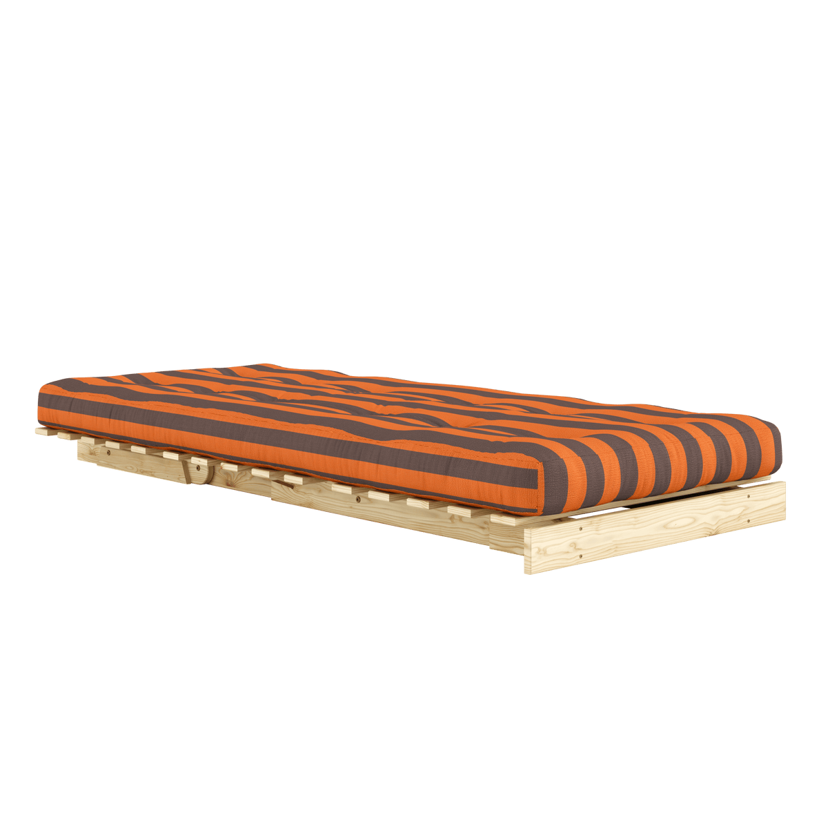 ROOTS RAW 90 X 200 W. ROOTS MATTRESS ORANGE-BROWN
