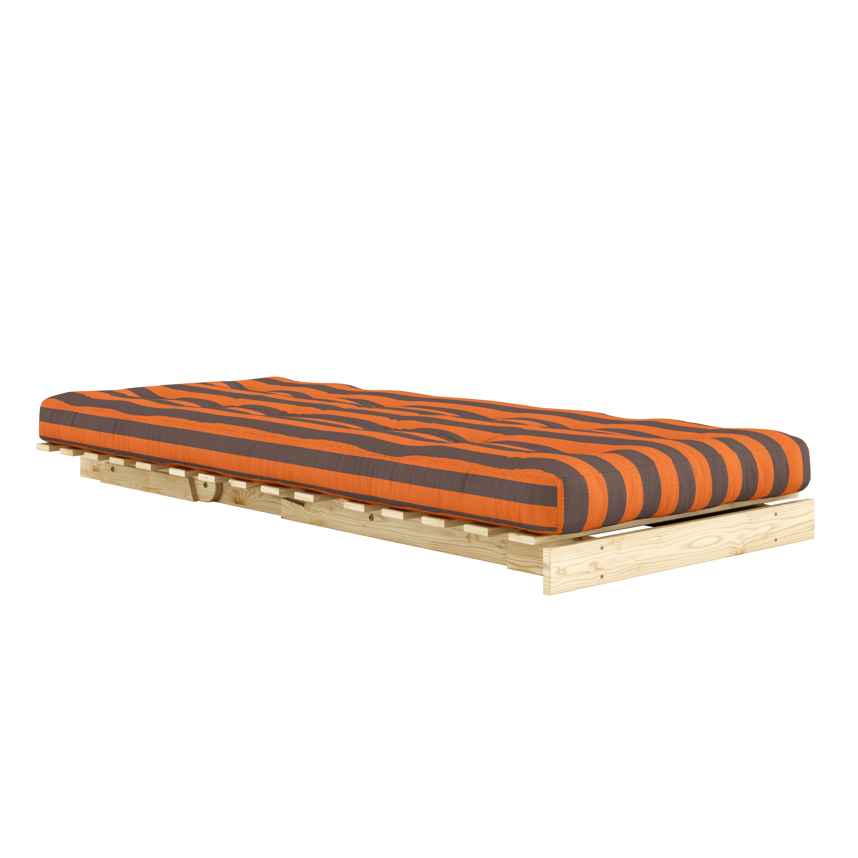 ROOTS RAW 90 X 200 W. ROOTS MATTRESS ORANGE-BROWN