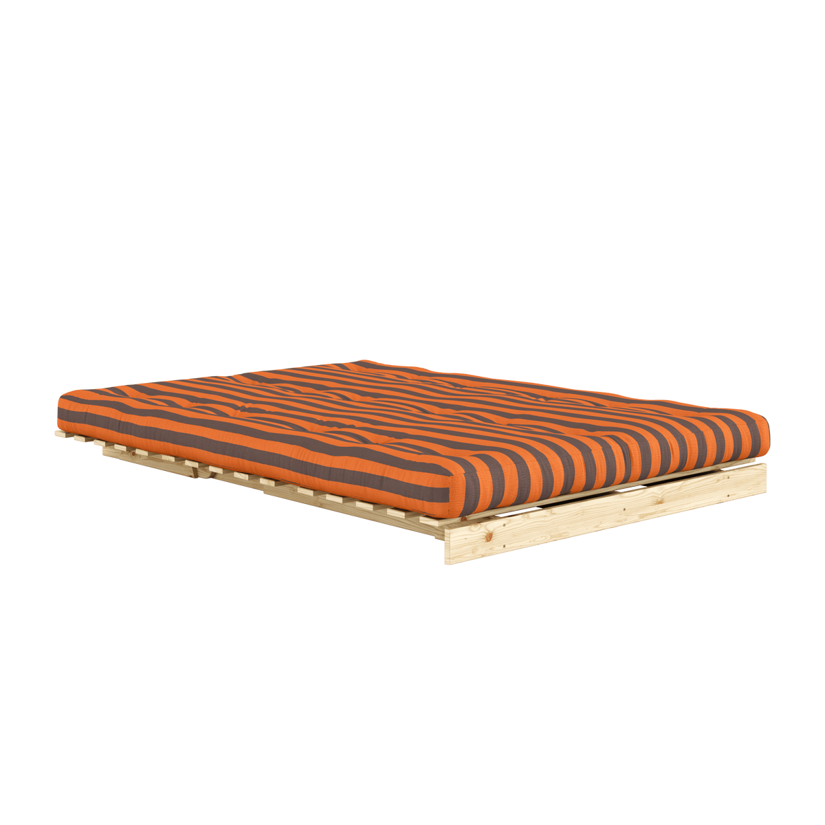 ROOTS RAW 140 X 200 W. ROOTS MATTRESS ORANGE-BROWN
