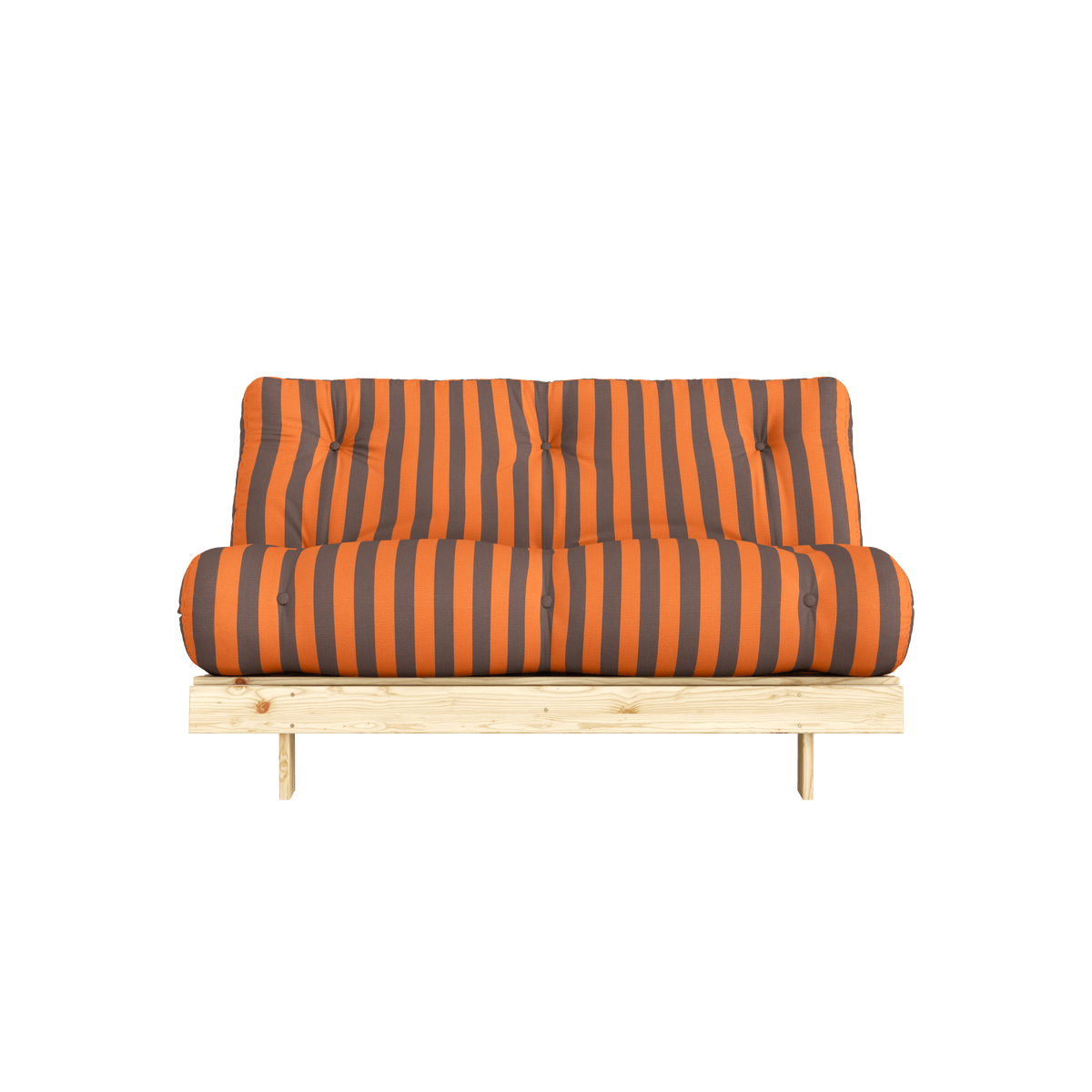 ROOTS RAW 140 X 200 W. ROOTS MATTRESS ORANGE-BROWN