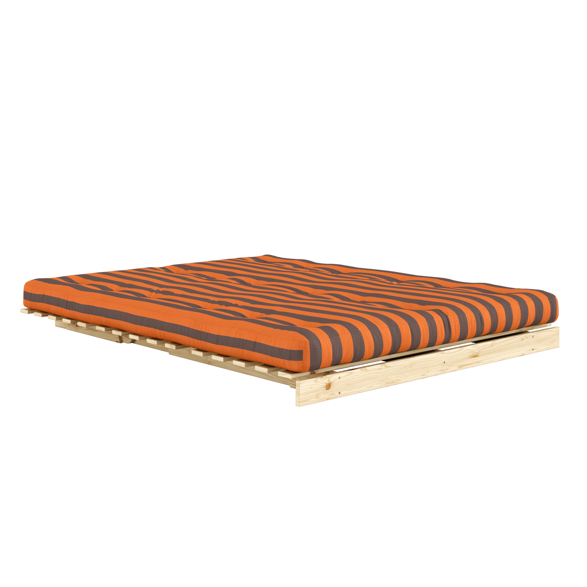 ROOTS RAW 160 X 200 W. ROOTS MATTRESS ORANGE-BROWN