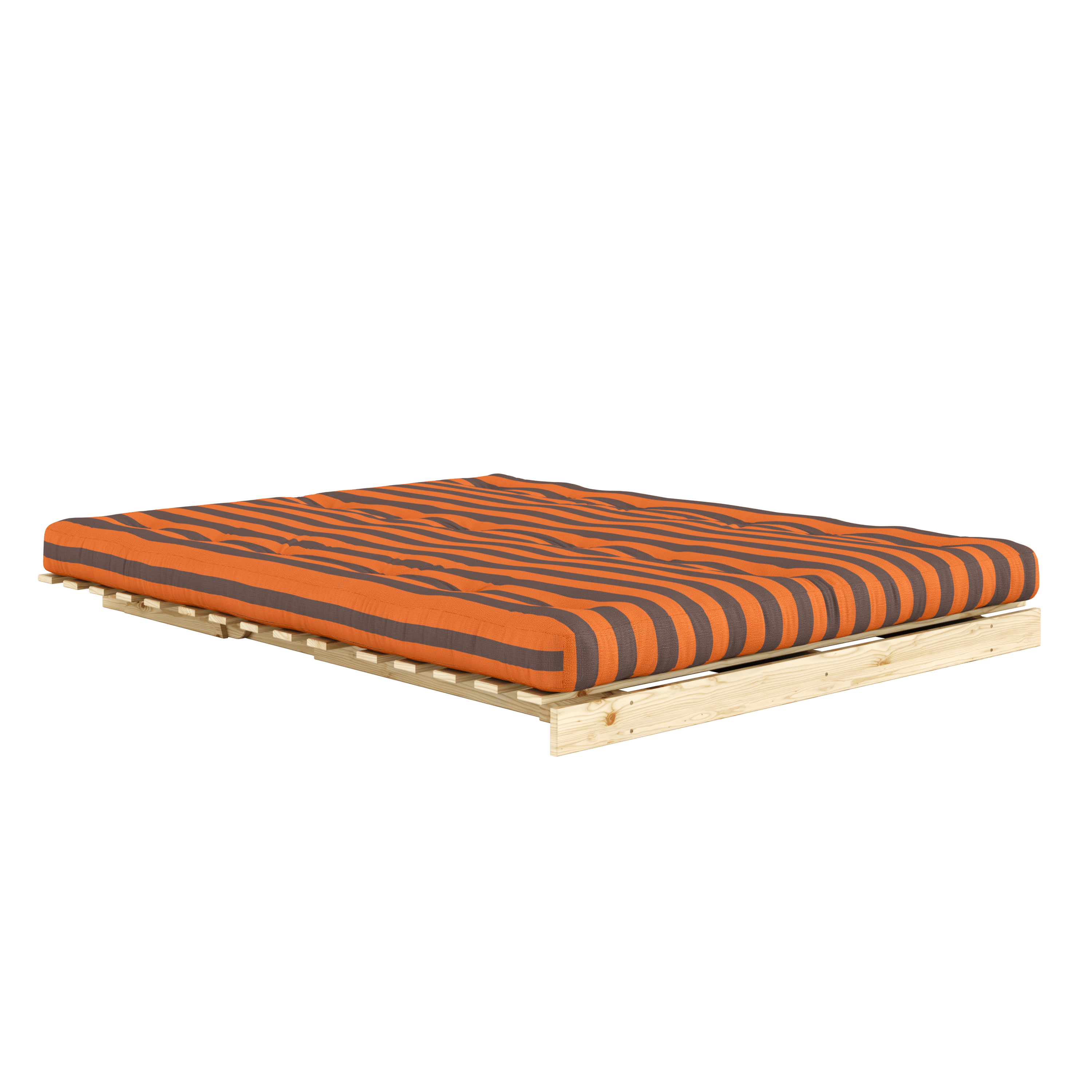 ROOTS RAW 160 X 200 W. ROOTS MATTRESS ORANGE-BROWN