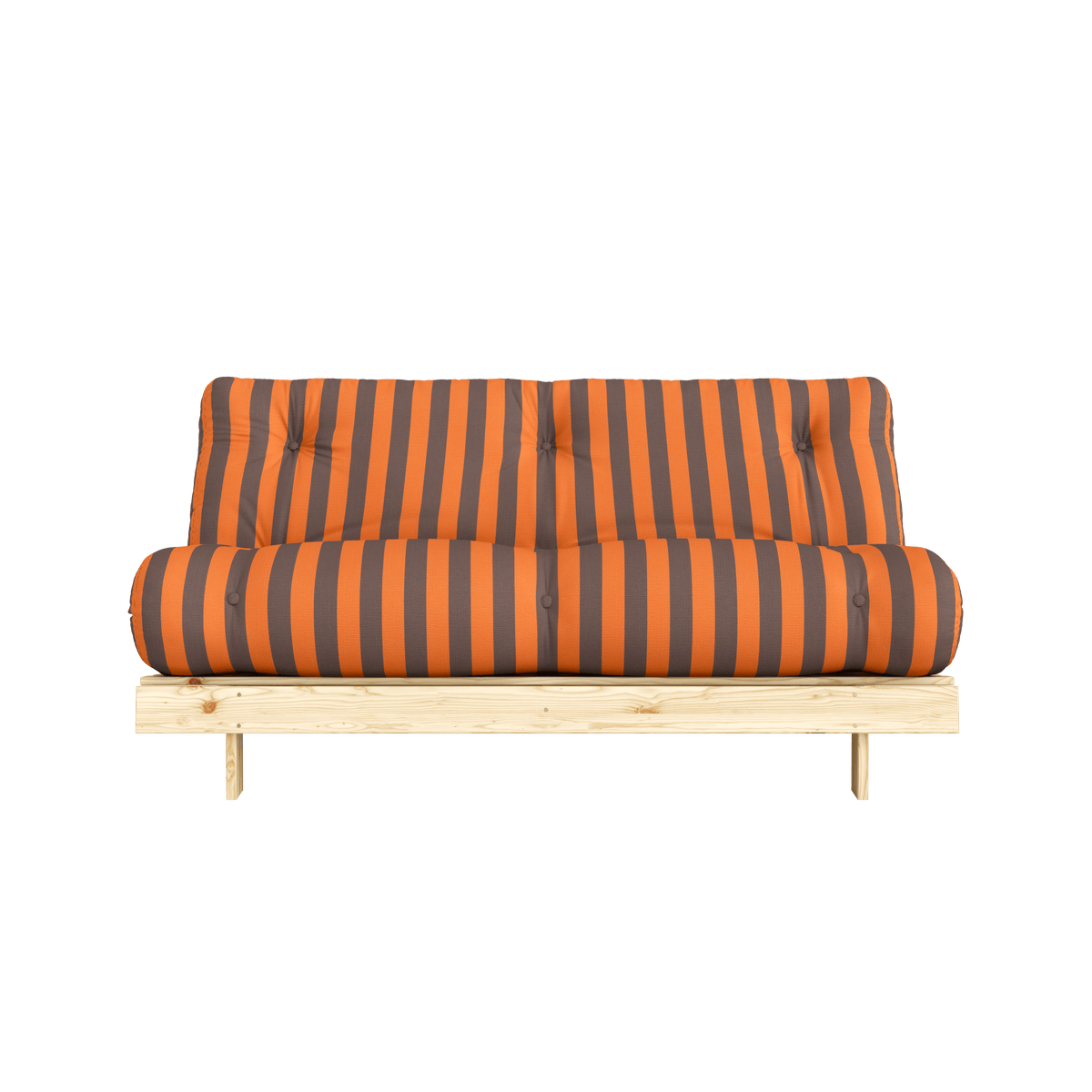 ROOTS RAW 160 X 200 W. ROOTS MATTRESS ORANGE-BROWN