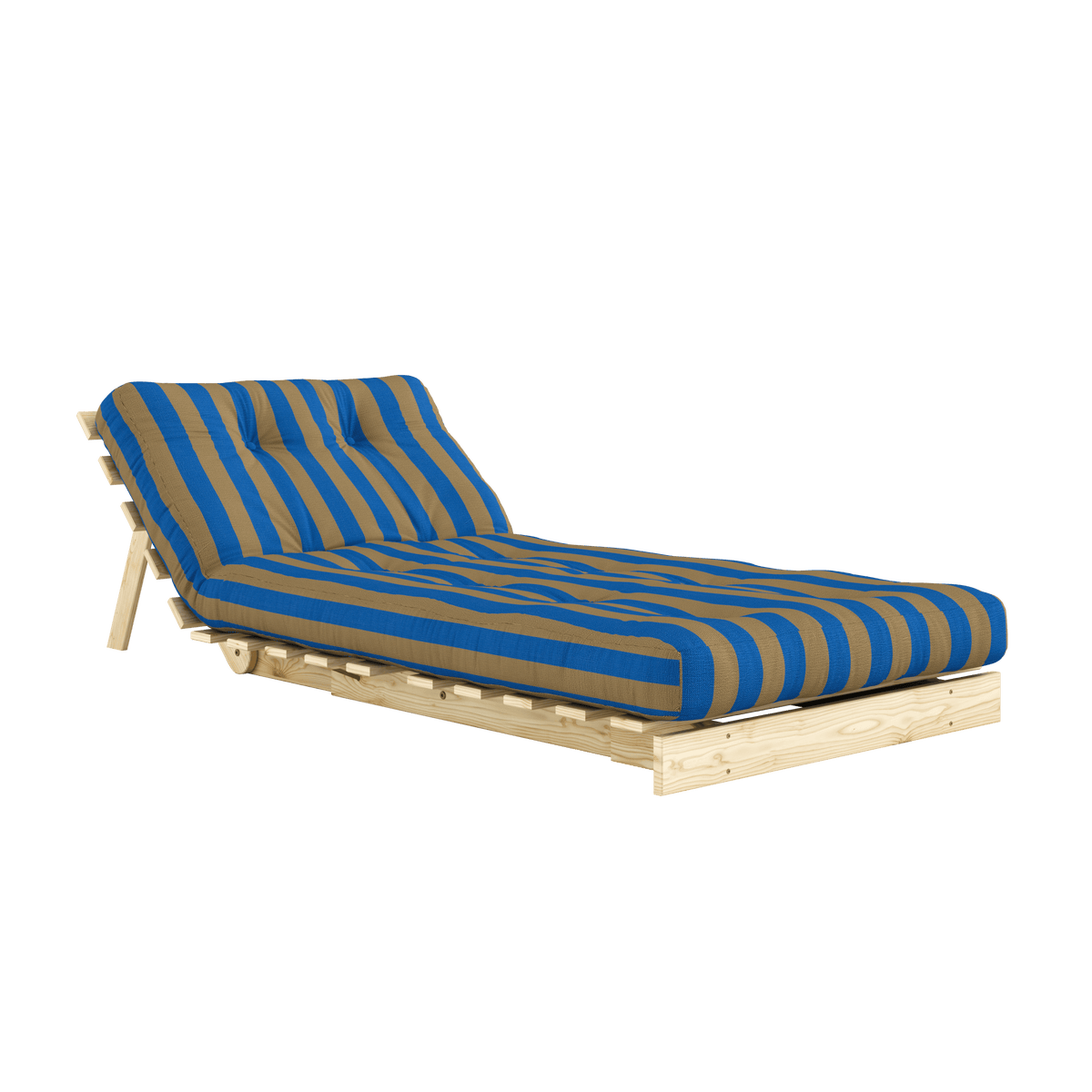 ROOTS RAW 90 X 200 W. ROOTS MATTRESS BROWN-BLUE
