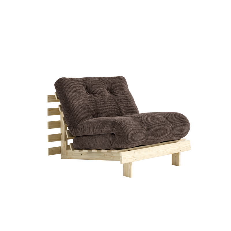 ROOTS RAW 90 X 200 W. ROOTS MATTRESS DARK COCOA