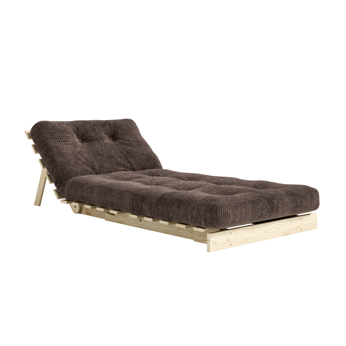 ROOTS RAW 90 X 200 W. ROOTS MATTRESS DARK COCOA