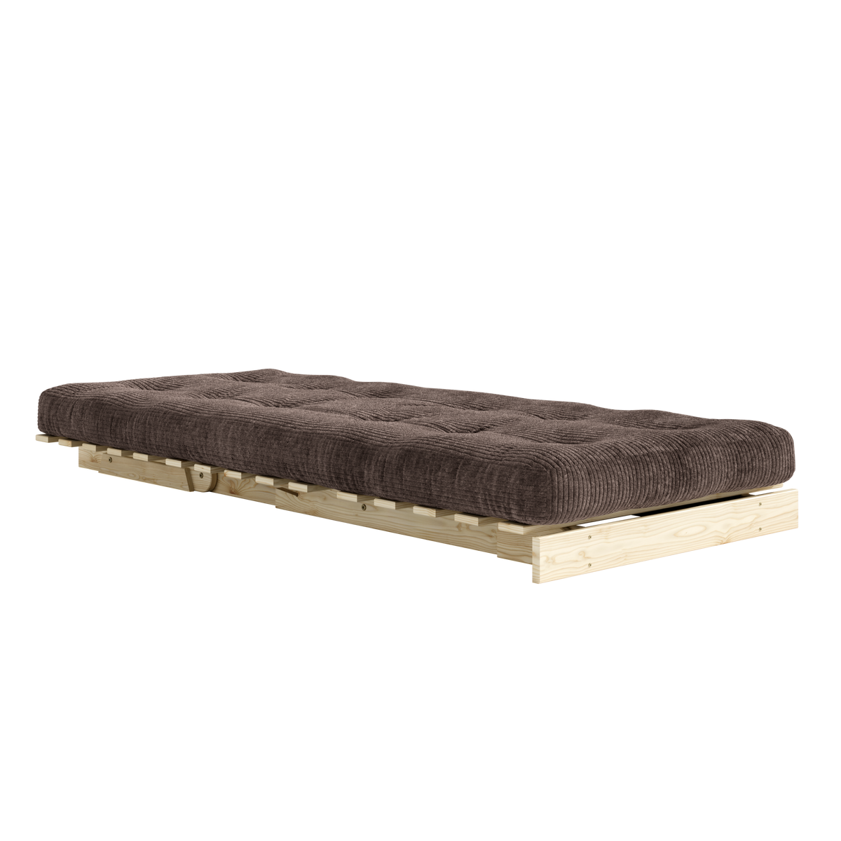 ROOTS RAW 90 X 200 W. ROOTS MATTRESS DARK COCOA