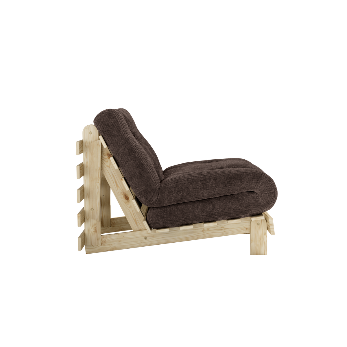 ROOTS RAW 90 X 200 W. ROOTS MATTRESS DARK COCOA