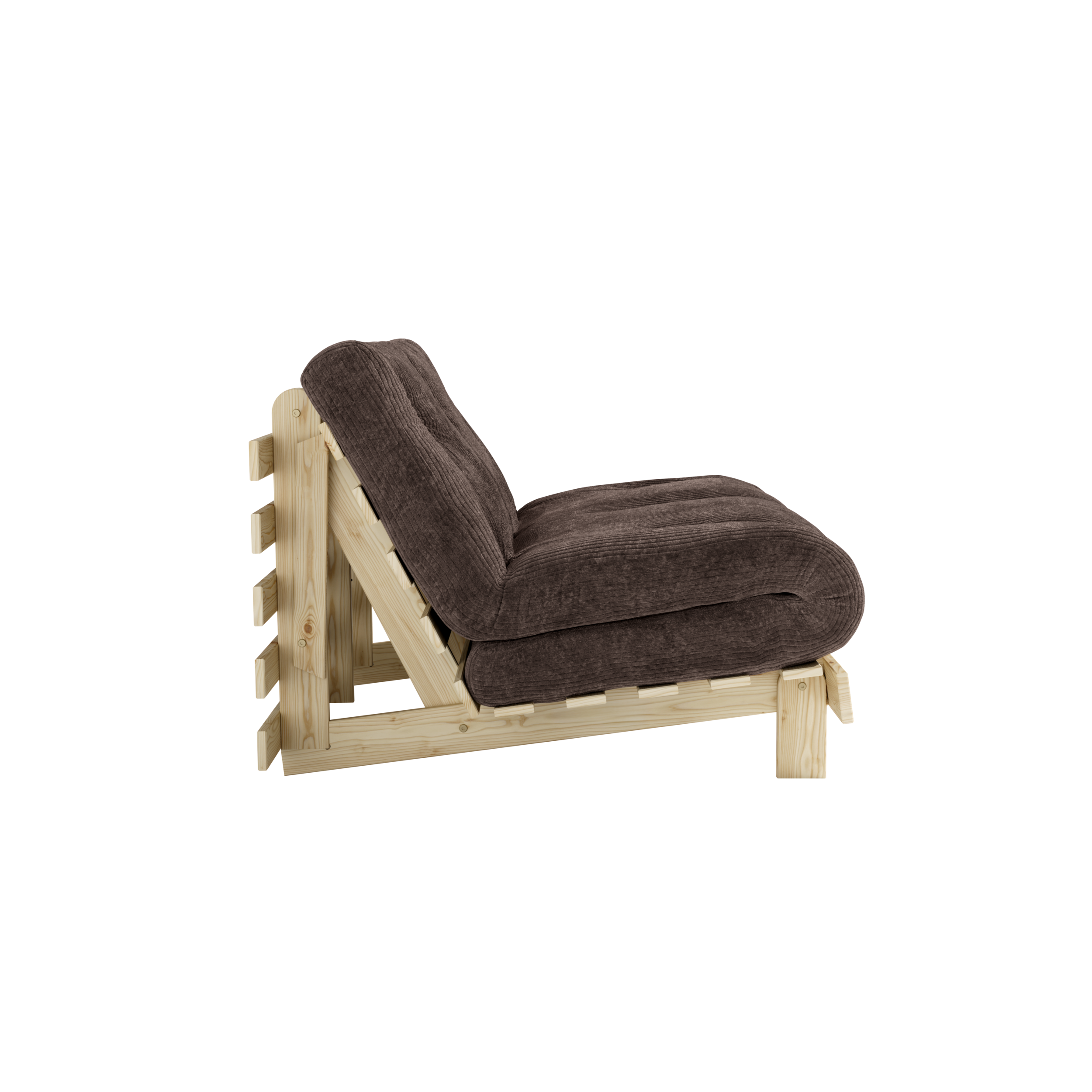 ROOTS ROOTS RAW 140 X 200 W. ROOTS MATTRESS DARK COCOA