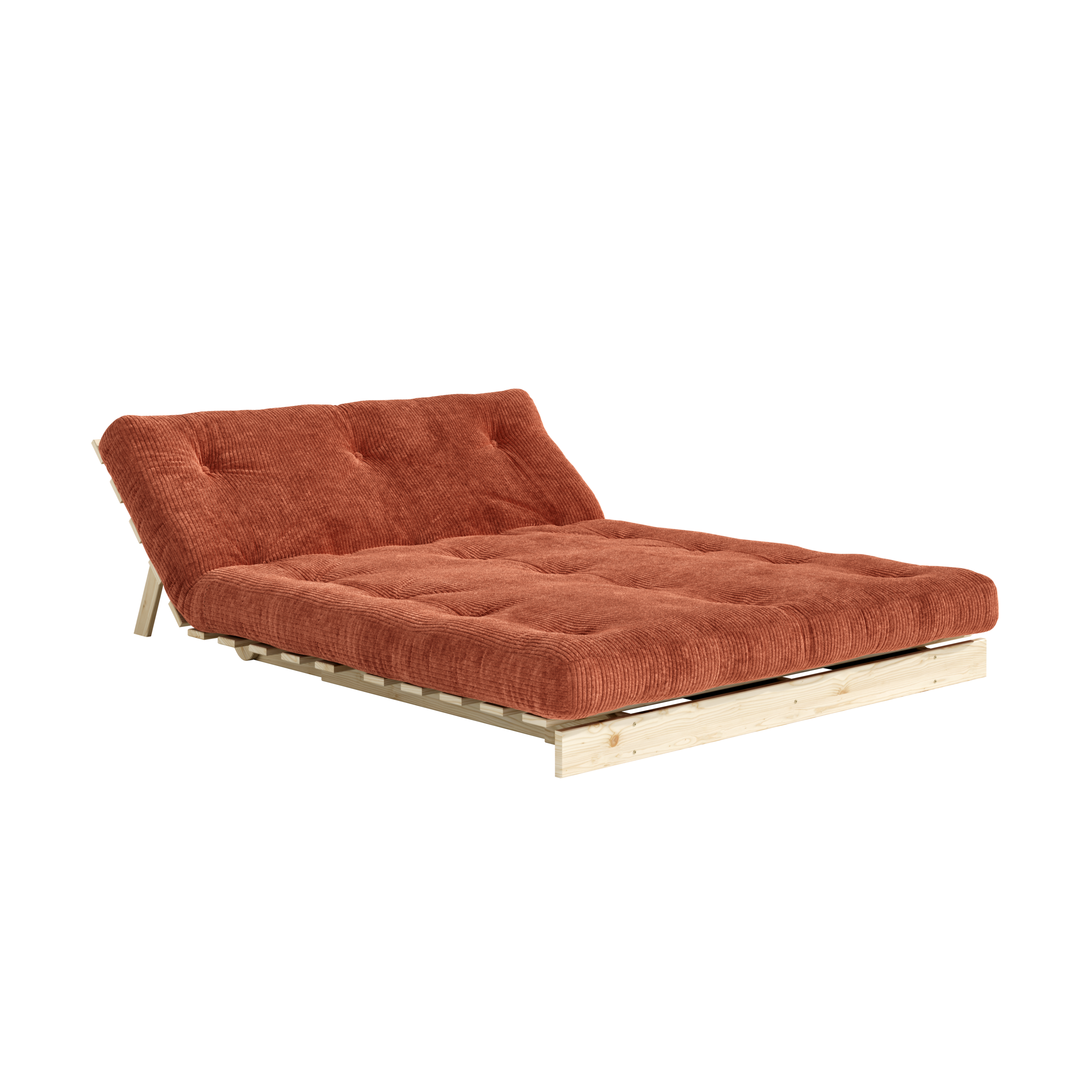 ROOTS RAW 140 X 200 W. ROOTS MATTRESS RETRO ORANGE