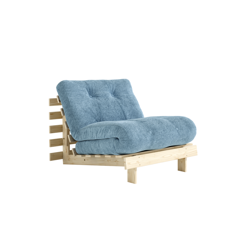 ROOTS RAW 90 X 200 W. ROOTS MATTRESS HAZY BLUE