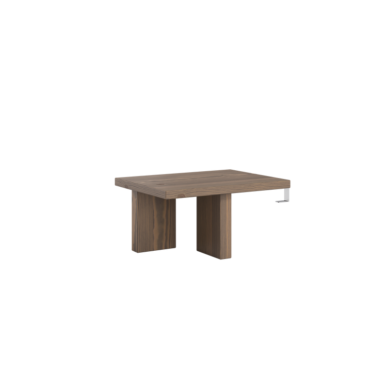 JAPAN BEDSIDE TABLE CAROB BROWN