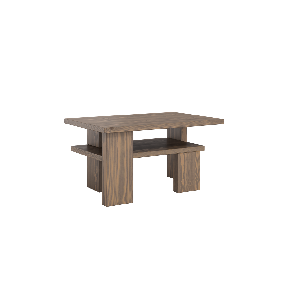 JAPAN COFFEE TABLE CAROB BROWN