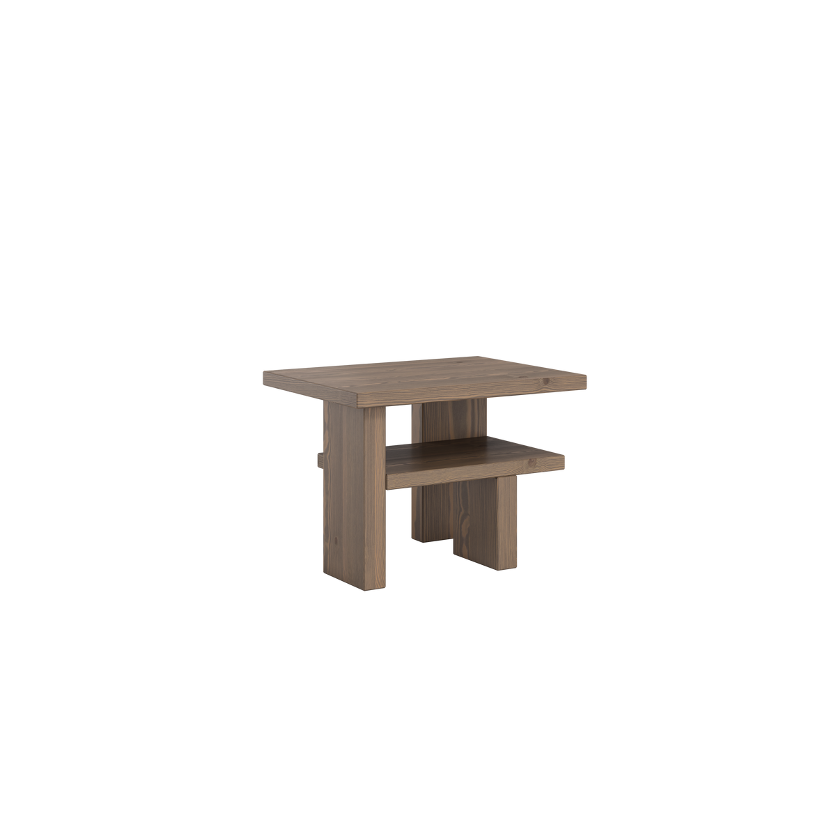 JAPAN SIDE TABLE CAROB BROWN