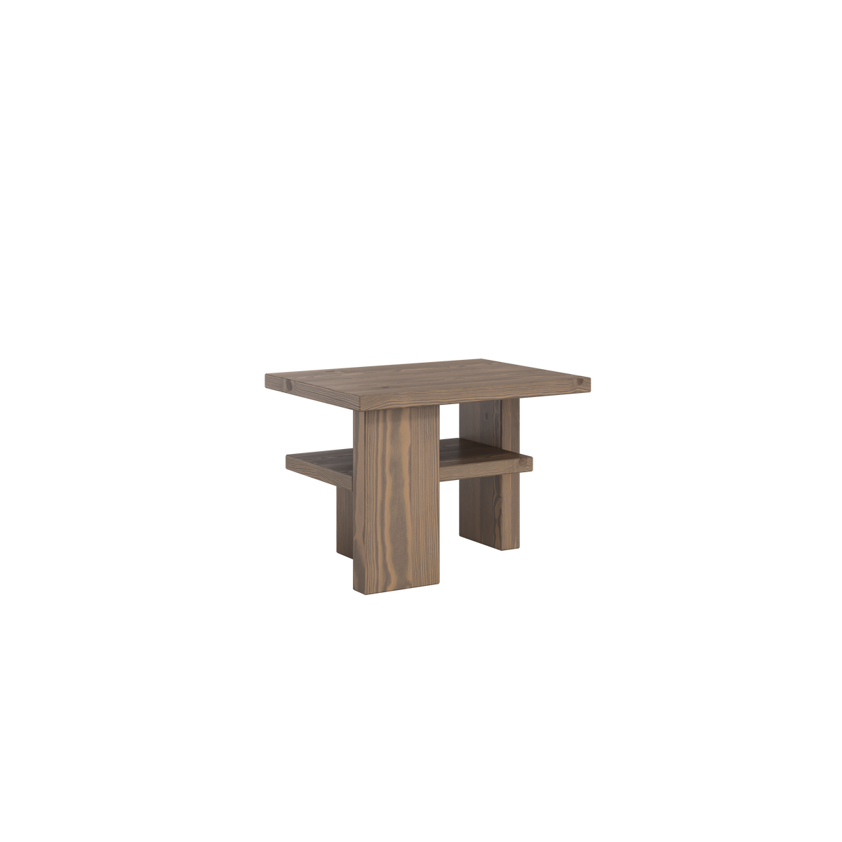 JAPAN SIDE TABLE CAROB BROWN
