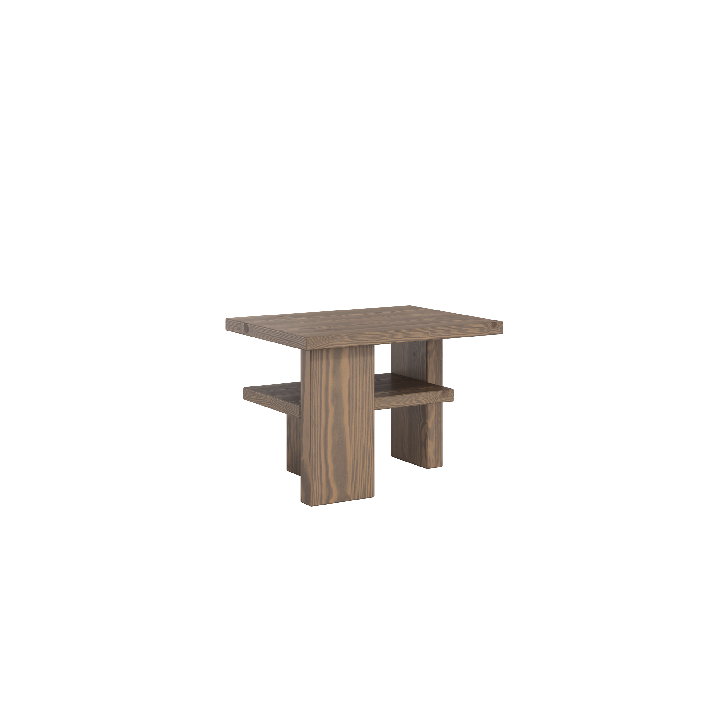JAPAN SIDE TABLE CAROB BROWN