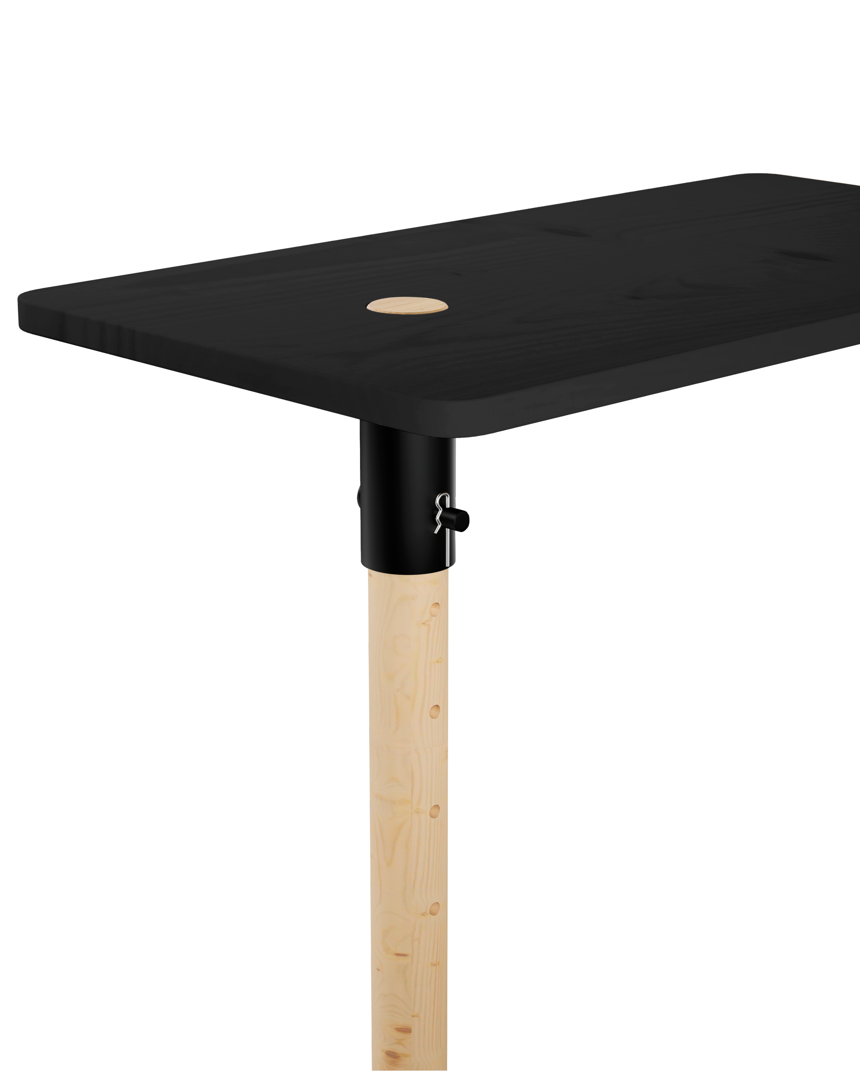 ADJUST TABLE BLACK NIGHT LACQUERED