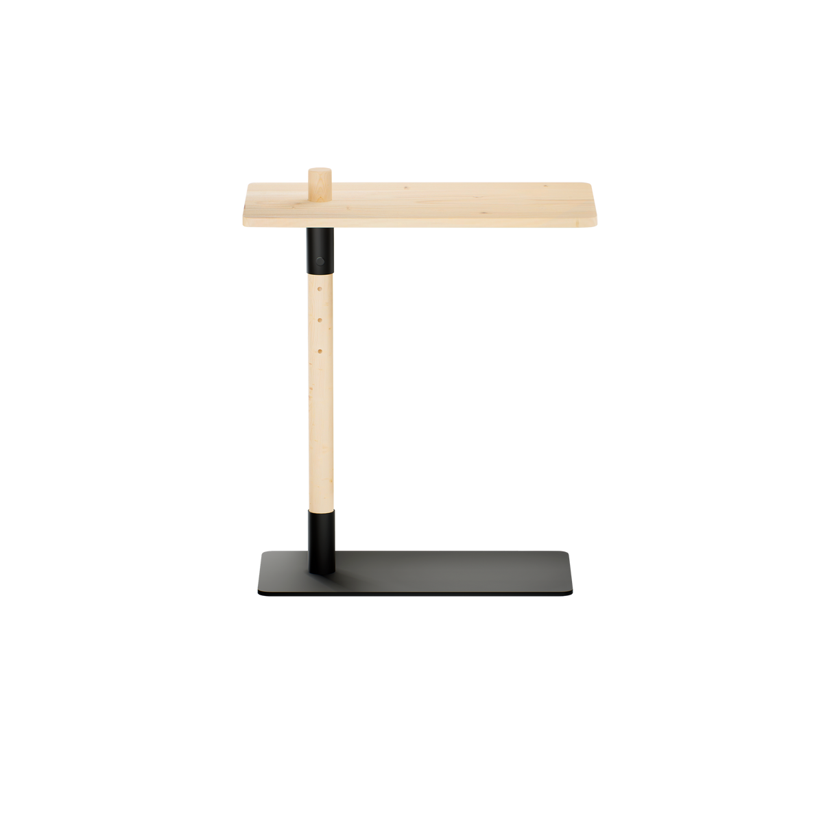 ADJUST TABLE CLEAR LACQUERED