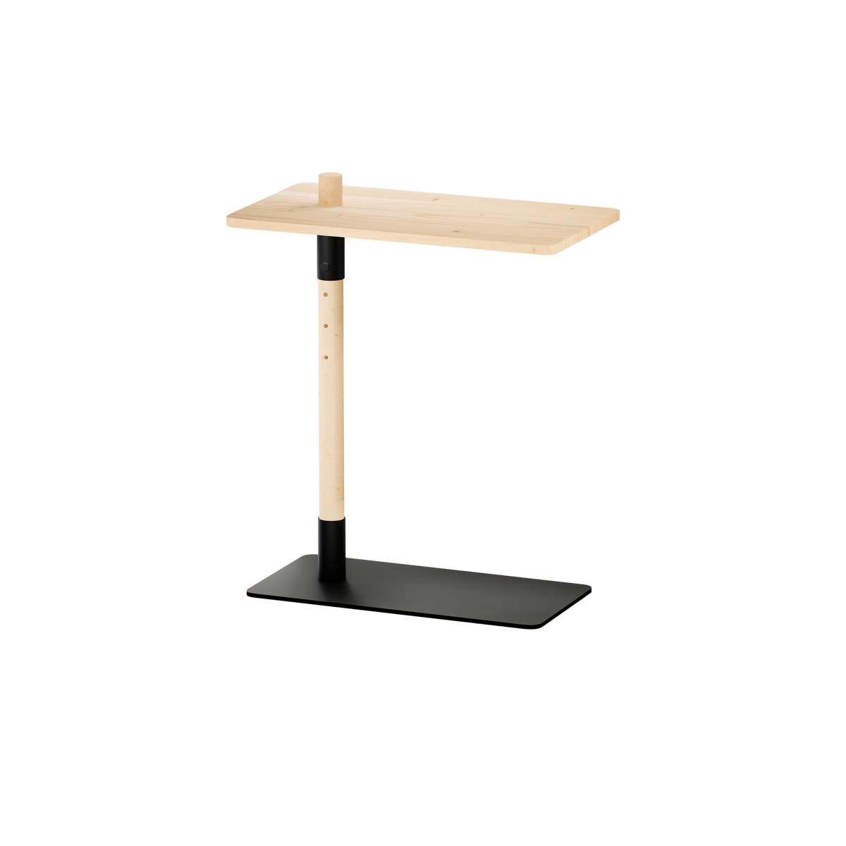 ADJUST TABLE CLEAR LACQUERED