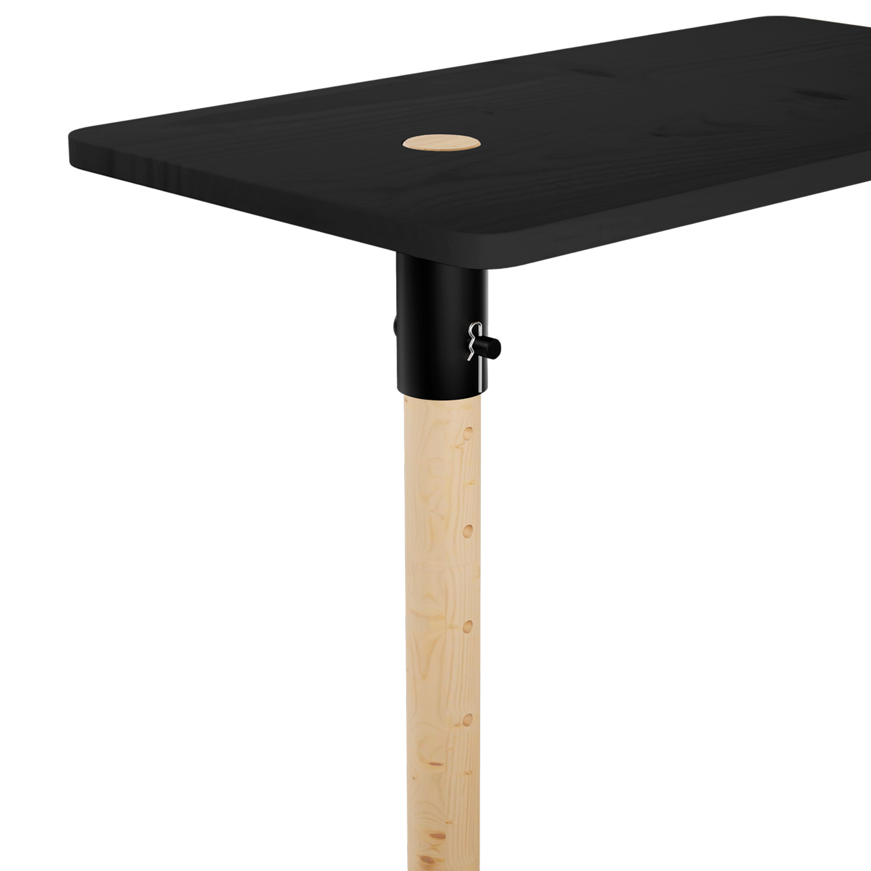 ADJUST TABLE BLACK NIGHT LACQUERED