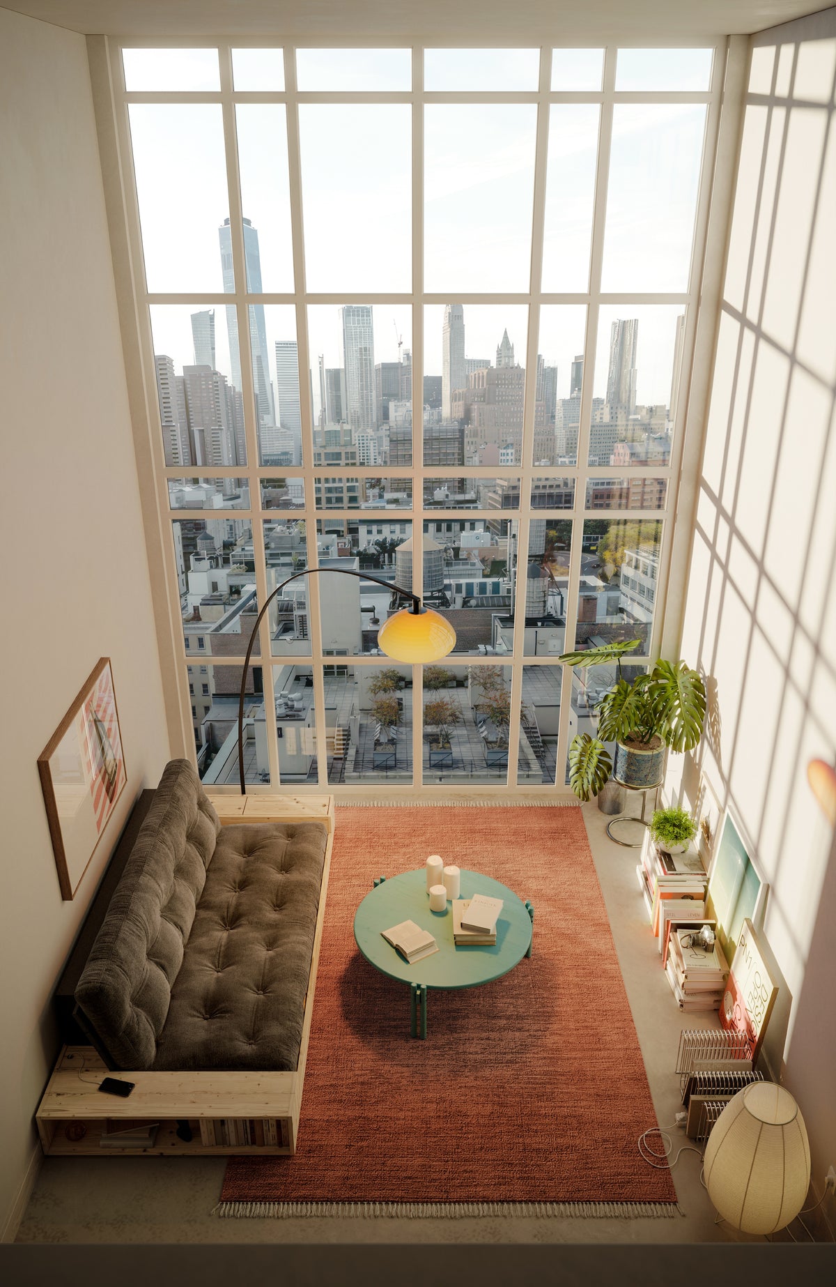 BASE BLACK NIGHT LACQUERED W. 5-LAYER MIXED MATTRESS NATURAL