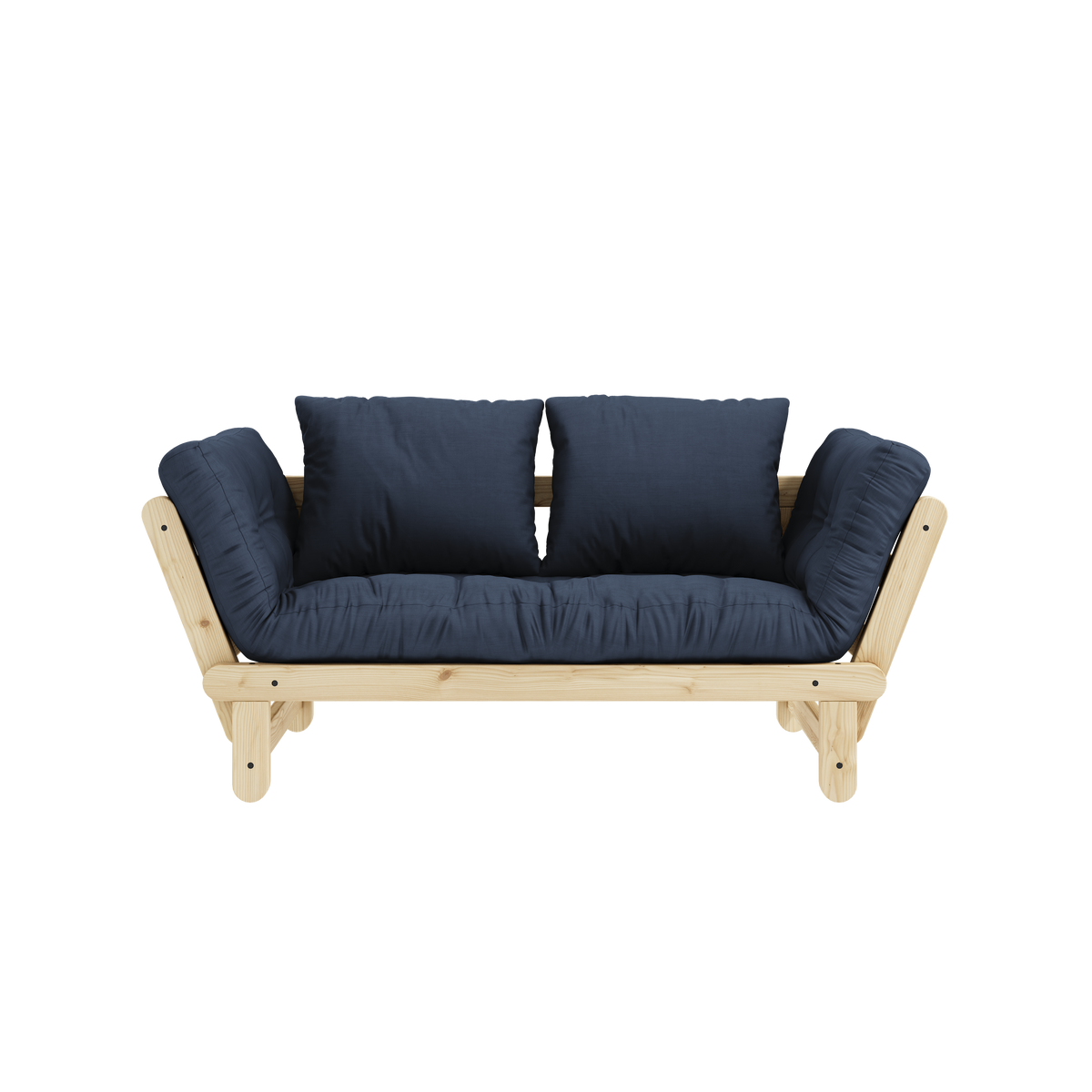 BEAT CLEAR LACQUERED W. BEAT MATTRESS SET NAVY