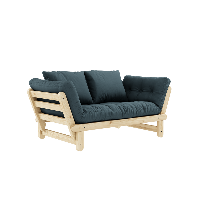 BEAT CLEAR LACQUERED W. BEAT MATTRESS SET PETROL BLUE