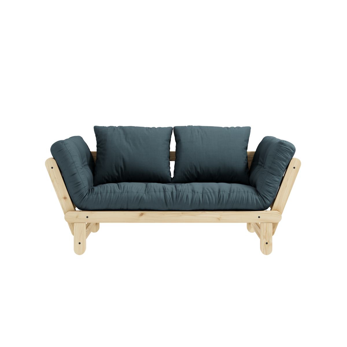 BEAT CLEAR LACQUERED W. BEAT MATTRESS SET PETROL BLUE