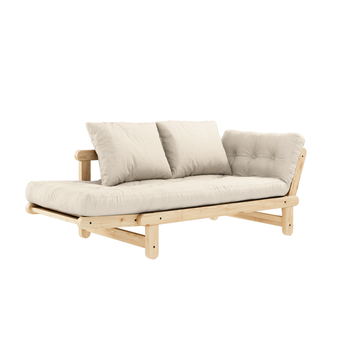 BEAT CLEAR LACQUERED W. BEAT MATTRESS SET LINEN