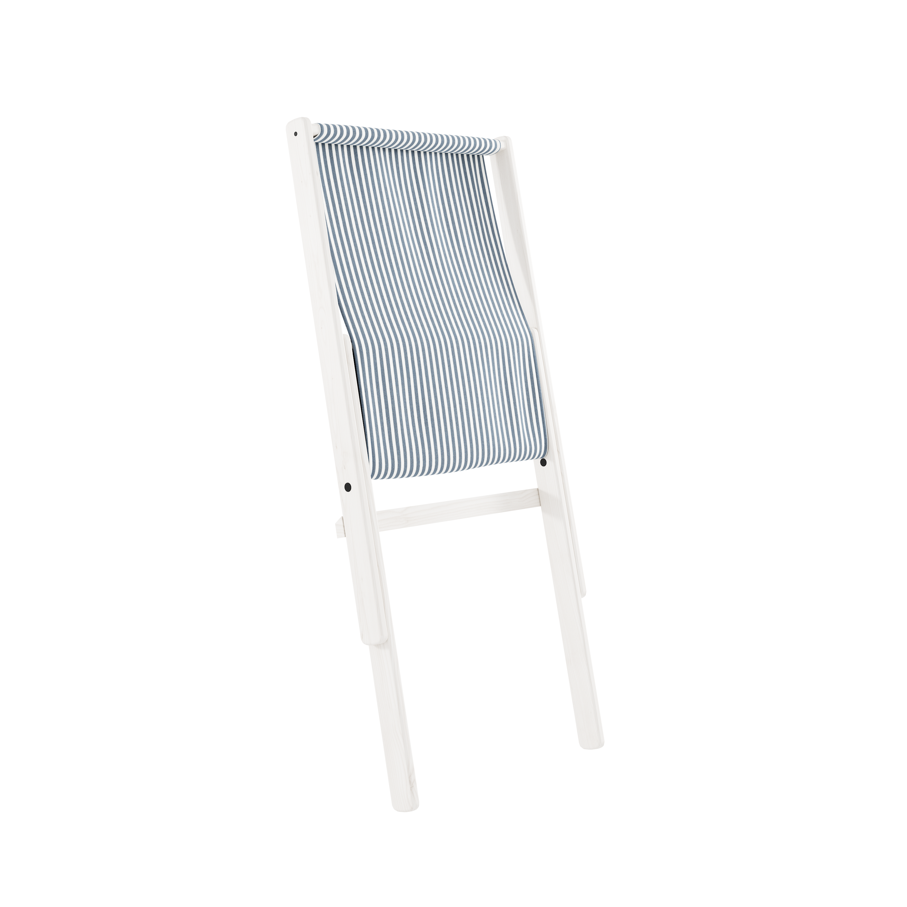 BOOGIE WHITE LACQUERED BEECH W. BOOGIE MATTRESS BEACH BLUE