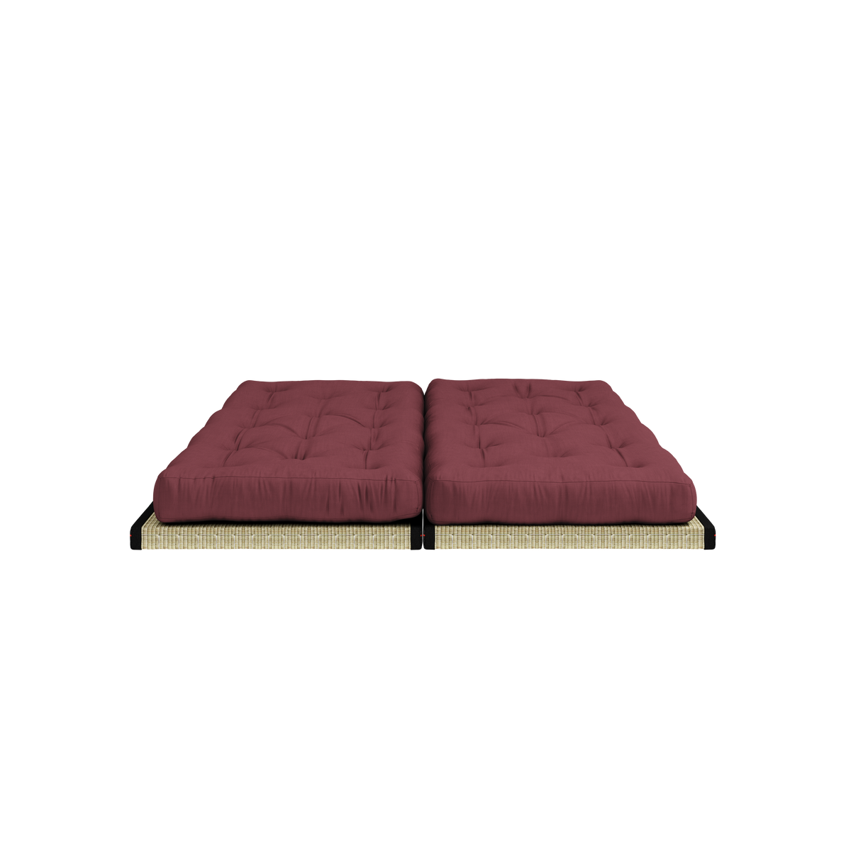 CHICO BORDEAUX W. 2 TATAMI 80 X 200 W. 2 CHICO MATTRESS SET BORDEAUX