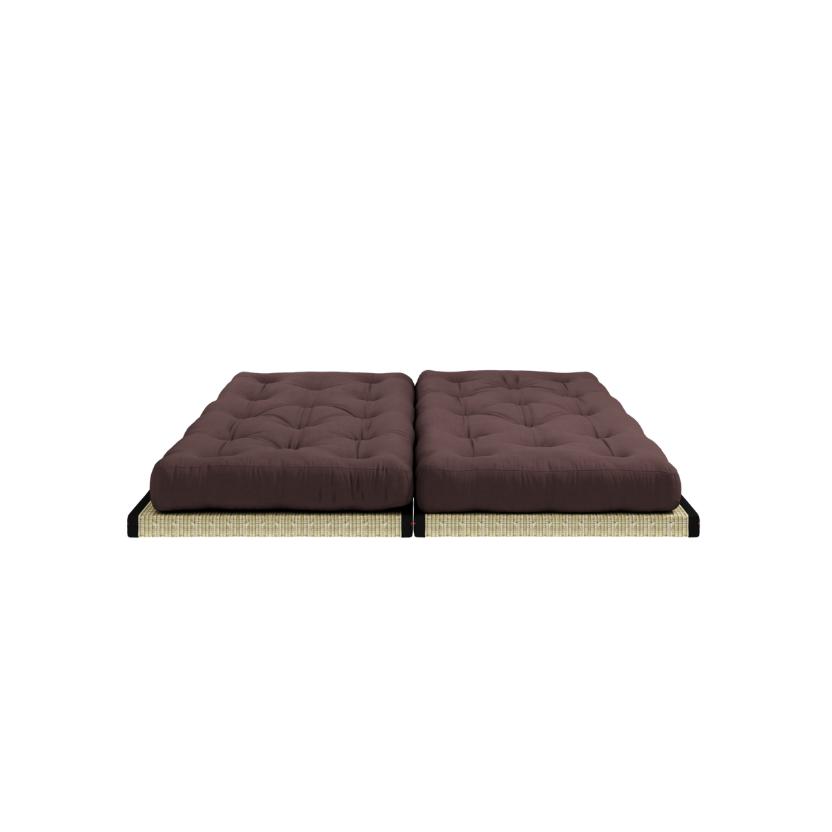 CHICO BROWN W. 2 TATAMI 80 X 200 W. 2 CHICO MATTRESS SET BROWN