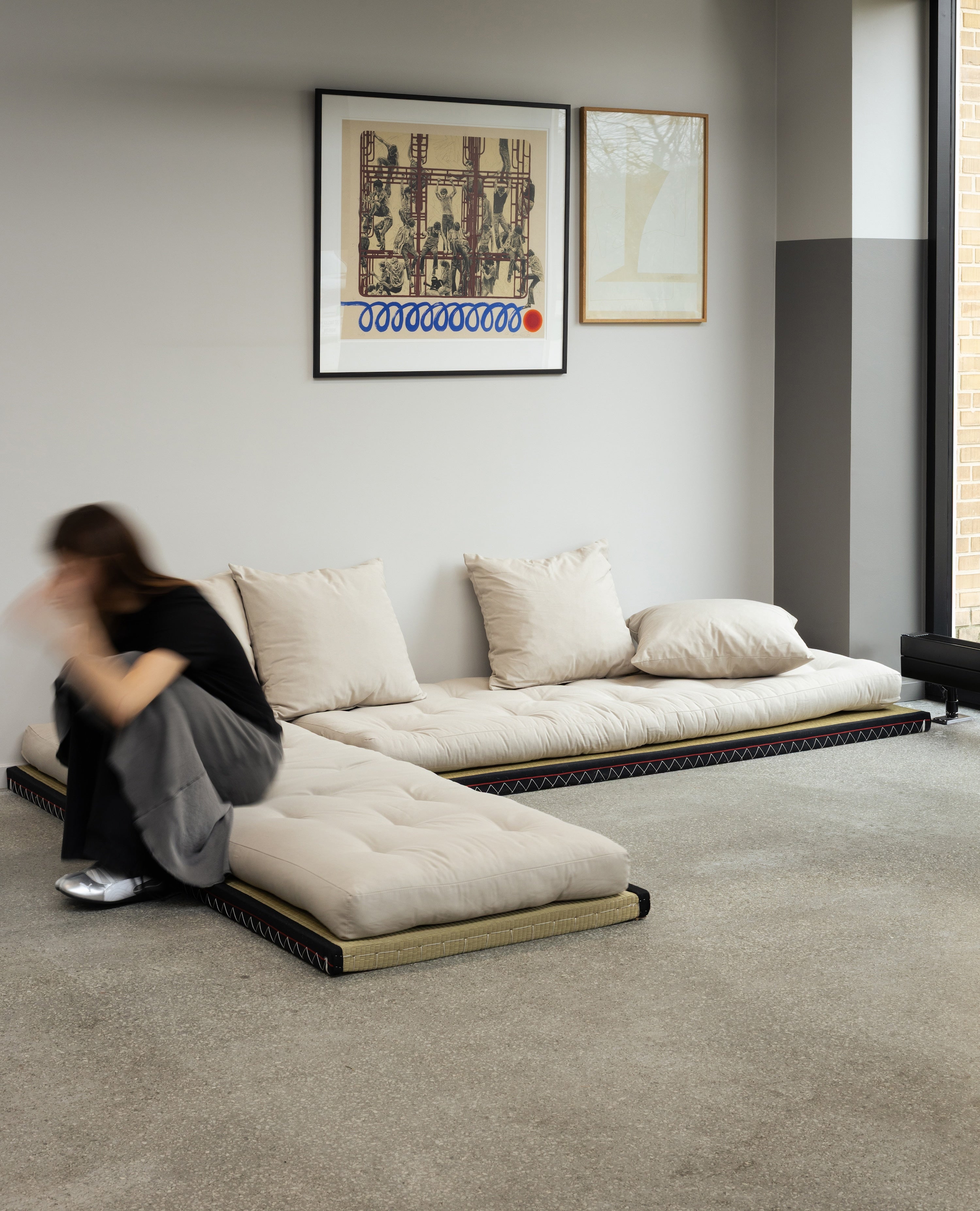 CHICO OLIVE GREEN W. 2 TATAMI 80 X 200 W. 2 CHICO MATTRESS SET OLIVE G