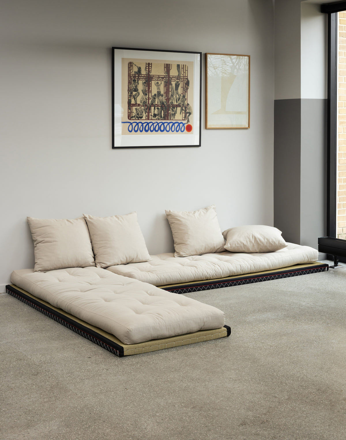 CHICO OLIVE GREEN W. 2 TATAMI 80 X 200 W. 2 CHICO MATTRESS SET OLIVE GREEN