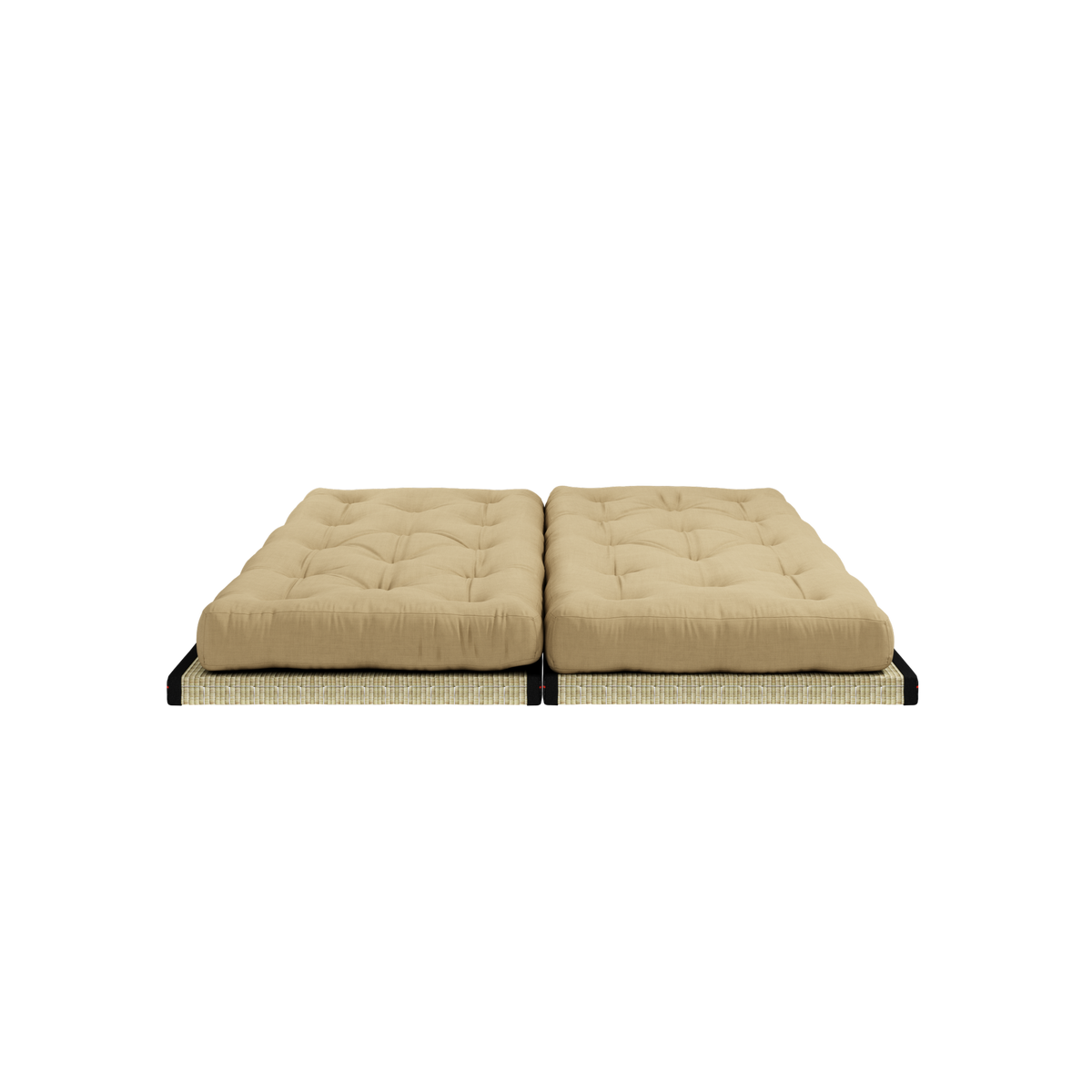 CHICO WHEAT BEIGE W. 2 TATAMI 80 X 200 W. 2 CHICO MATTRESS SET WHEAT BEIGE