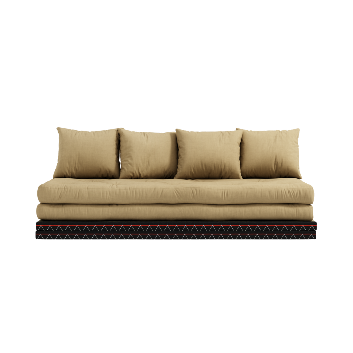 CHICO WHEAT BEIGE W. 2 TATAMI 80 X 200 W. 2 CHICO MATTRESS SET WHEAT BEIGE