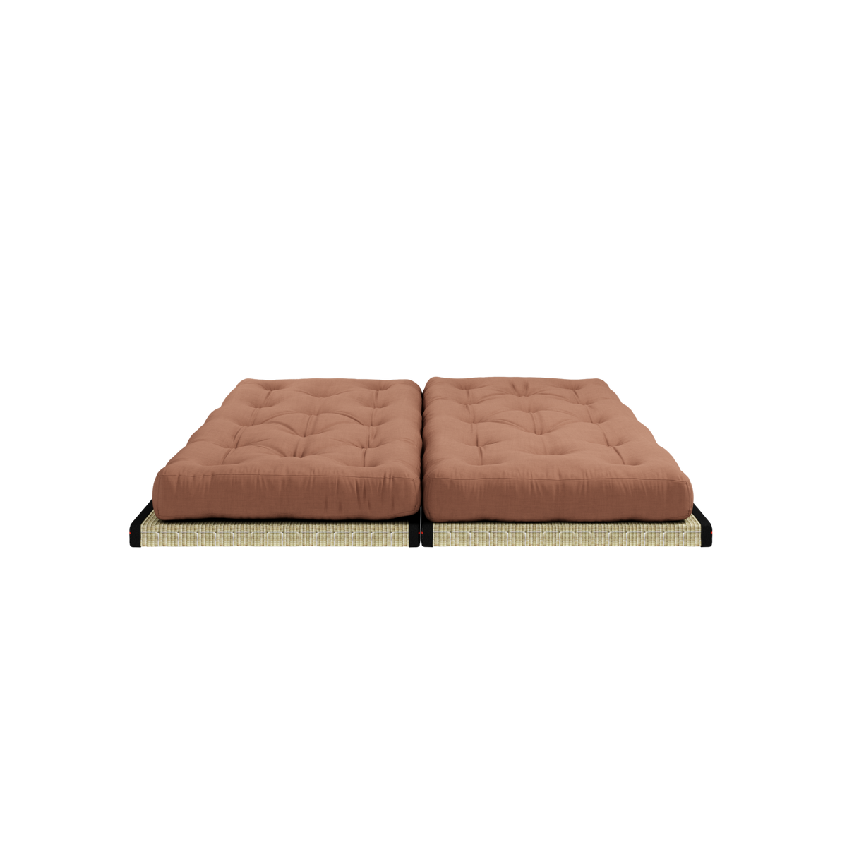 CHICO CLAY BROWN W. 2 TATAMI 80 X 200 W. 2 CHICO MATTRESS SET CLAY BROWN