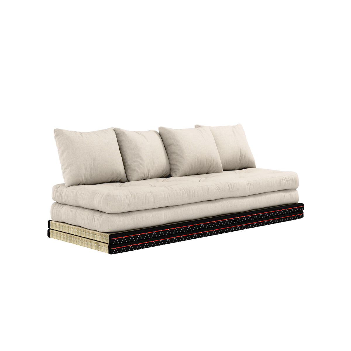 CHICO LINEN W. 2 TATAMI 80 X 200 W. 2 CHICO MATTRESS SET LINEN