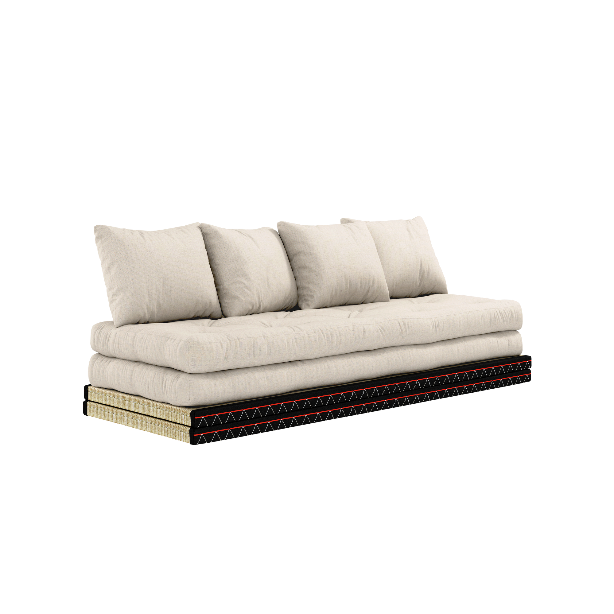 CHICO LINEN W. 2 TATAMI 80 X 200 W. 2 CHICO MATTRESS SET LINEN