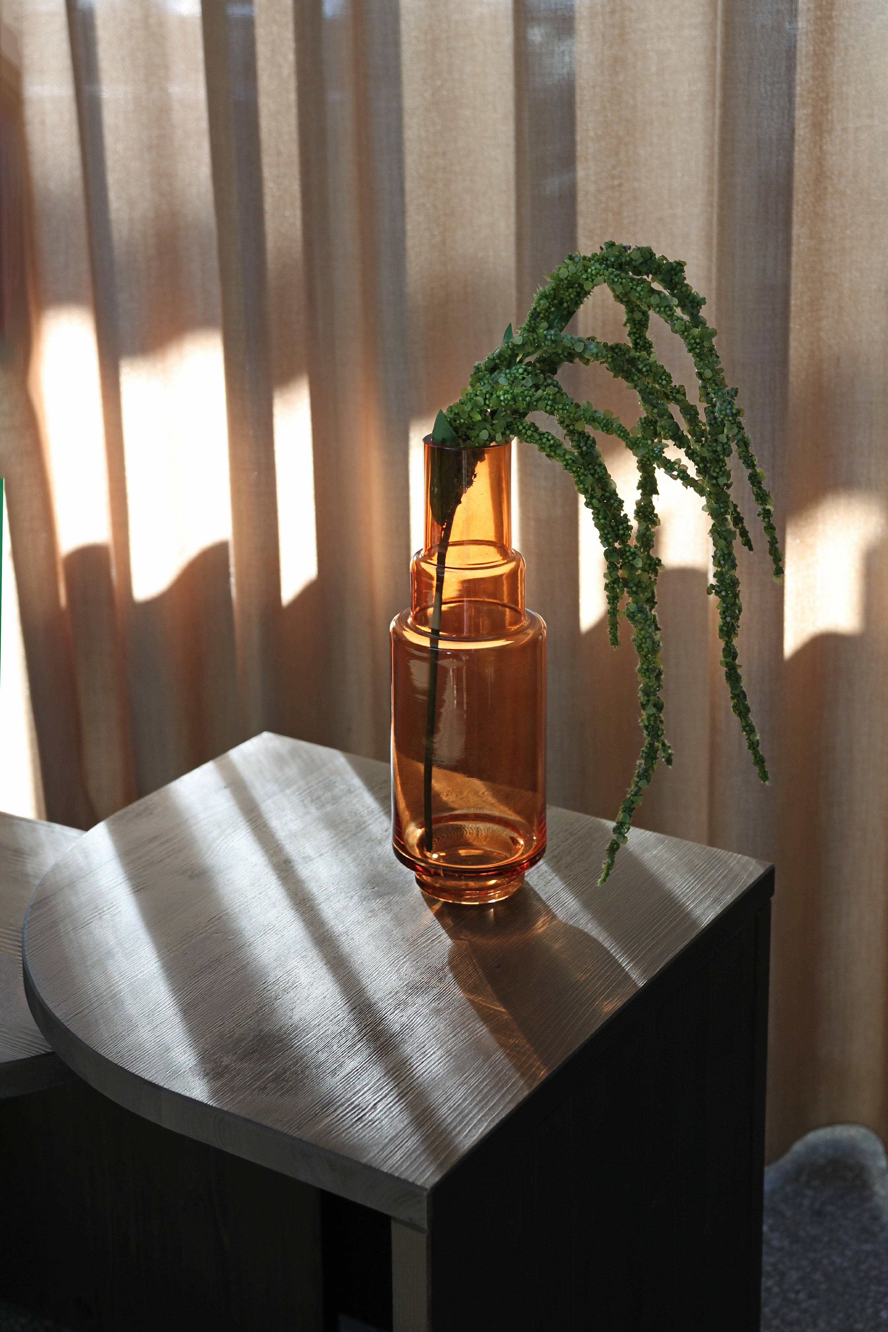 COMBINE SIDE TABLES SET CLEAR LACQUERED