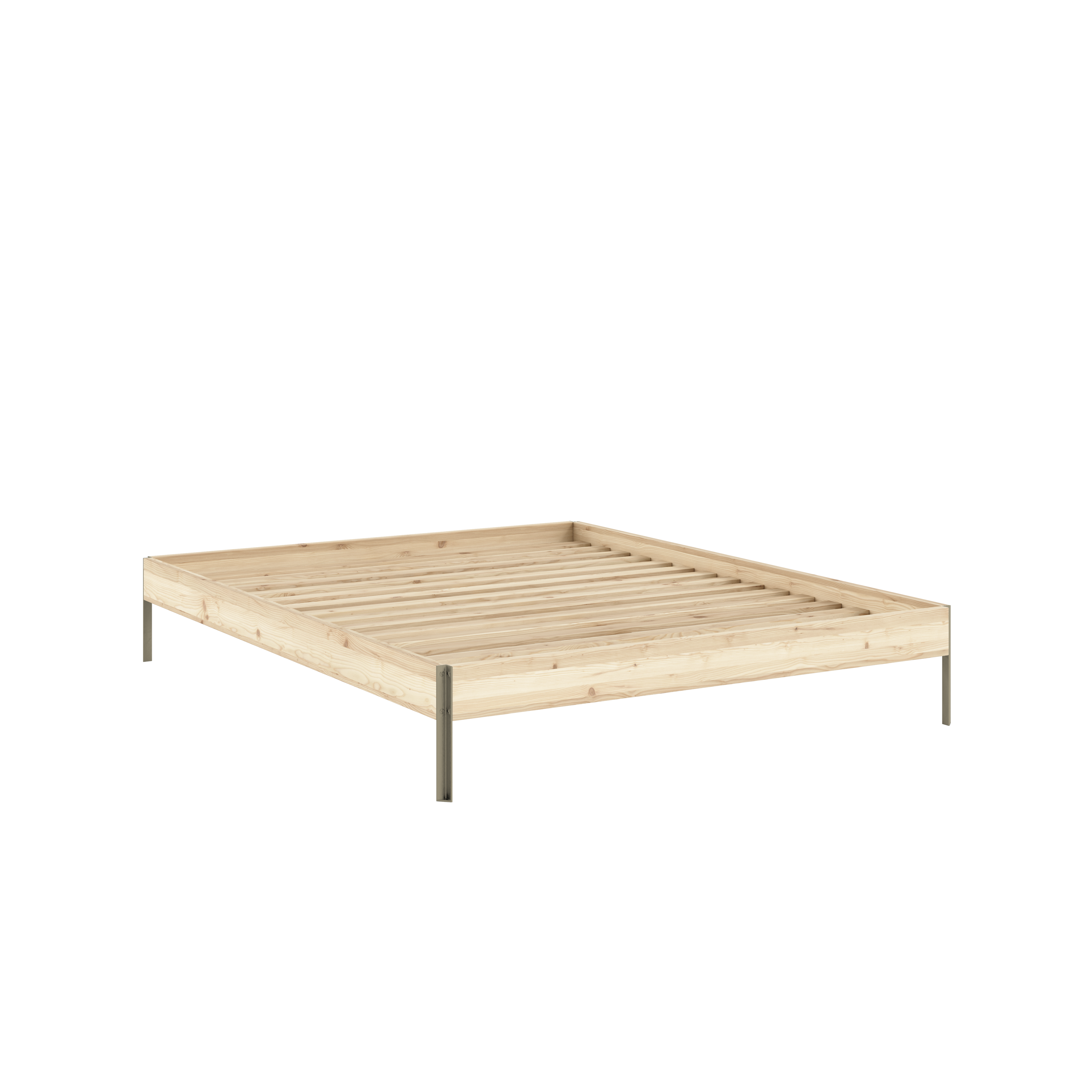 CORE BED RAW SAGE GREEN 160X200
